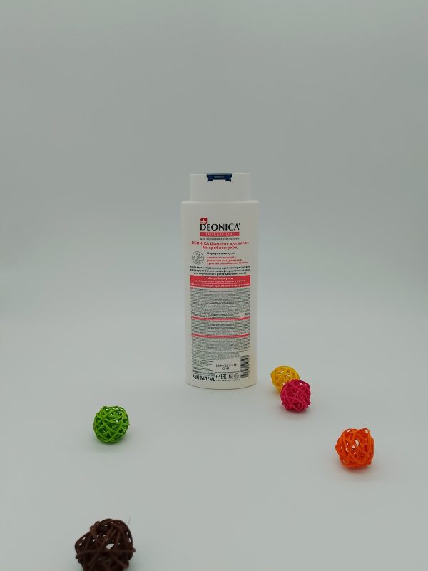 DEONICA HAIRCARE LINE ШАМПУНЬ МИКРОБИОМ УХОД для чувствительной кожи головы 380 мл — изображение 2