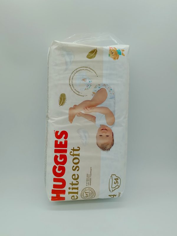 HUGGIES elite soft Подгузник размер 4 8-14kg 54шт — изображение 2