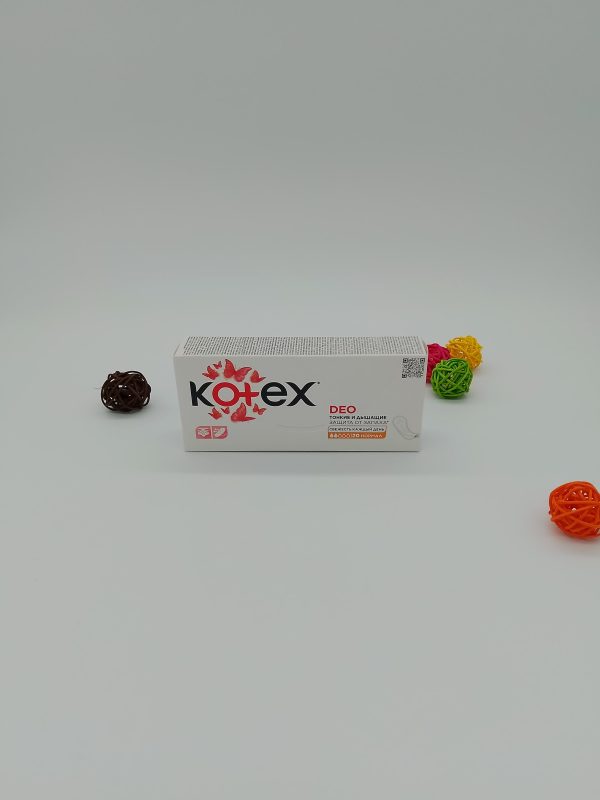 Kotex DEO ТОНКИЕ И ДЫШАЩИЕ ЗАЩИТА ОТ ЗАПАХА СВЕЖЕСТЬ КАЖДЫЙ ДЕНЬ 20 шт HОРМАЛ — изображение 2