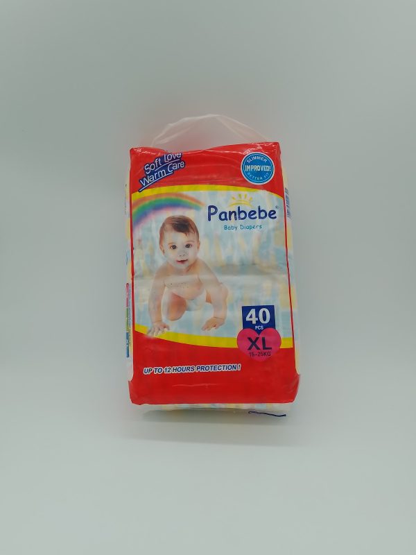 Panbebe Soft Love Warm Care Детские подгузники размер-XL 15-25кг 40шт