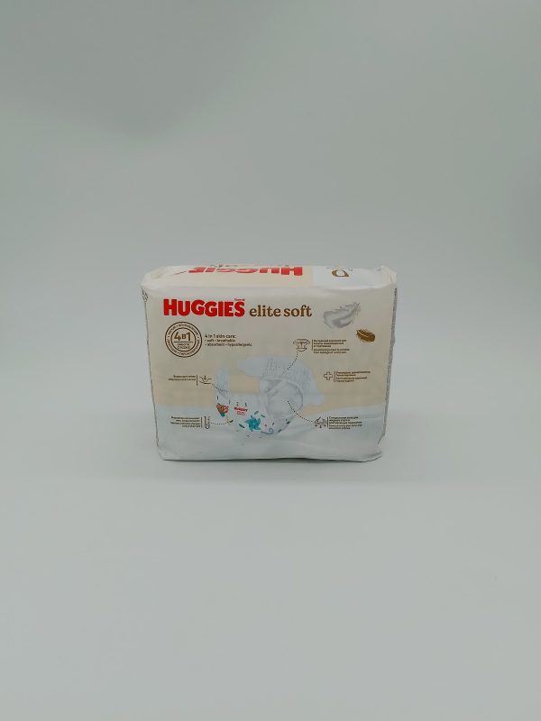 HUGGIES elite soft 4B1 Подгузник размер-0 25шт 0-3.5 kg — изображение 2
