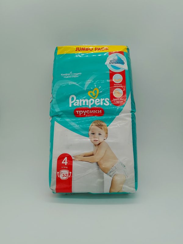 Мягкий поясок Soft Skin Pampers трусики pants Размер 4 9-15 kg 52шт — изображение 2
