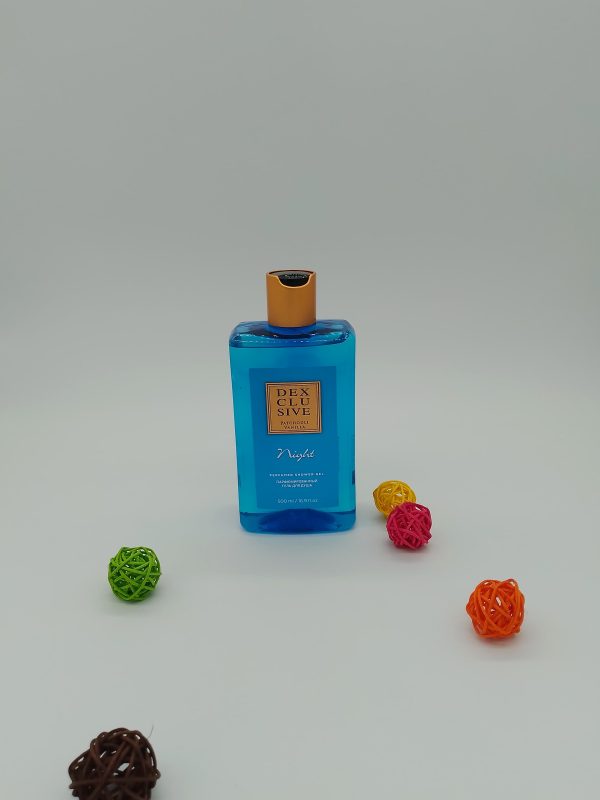 DEX CLU SIVE PATCHOULI VANILLA Night PERFUMED SHOWER GEL ПАРФЮМИРОВАННЫЙ ГЕЛЬ ДЛЯ ДУША 500 мл