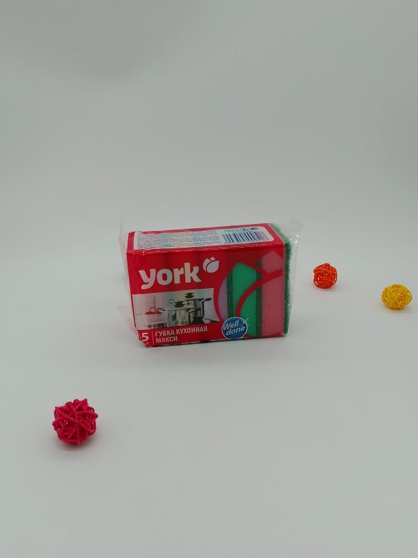 York ГУБКА КУХОННАЯ МАКСИ 25 ШT