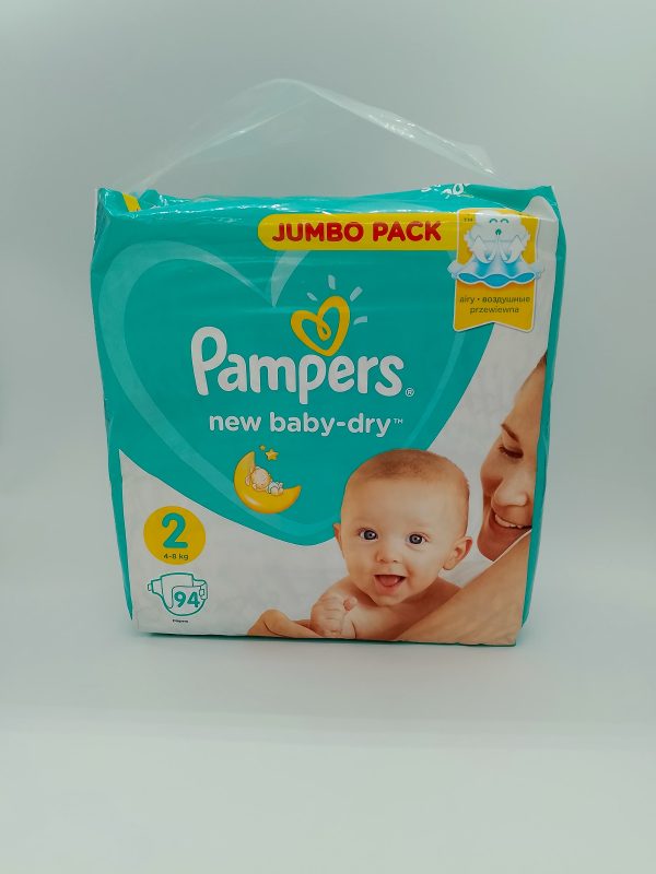 Подгузник Pampers new baby-dry airy воздушные przewiewna размер 2 4-8кг 94шт
