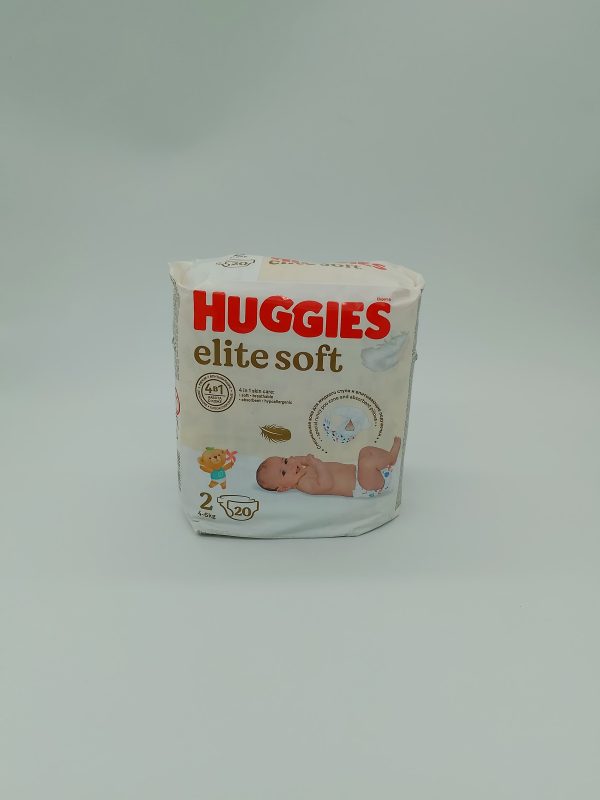 HUGGIES elite soft 4B1 Подгузник размер2 4-6 kg 20шт