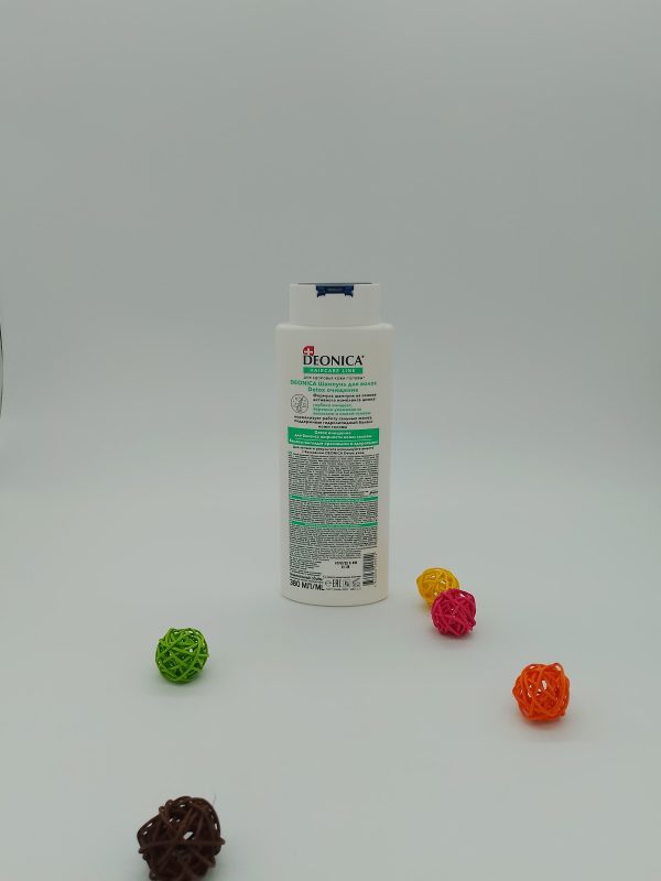 DEONICA HAIRCARE LINE ШАМПУНЬ DETOX ОЧИЩЕНИЕ для баланса жирности кожи головы 380 мл — изображение 2