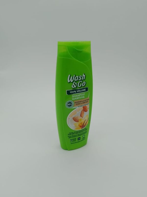 Шампунь Wash&Go Блеск и смягчение, ромашка для тусклых волос 180мл