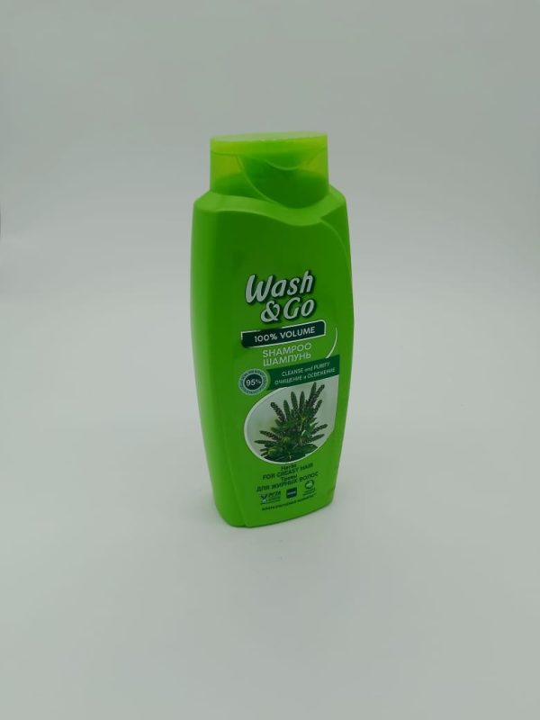 Шампунь Wash&Go Травы для жирных волос 675 мл