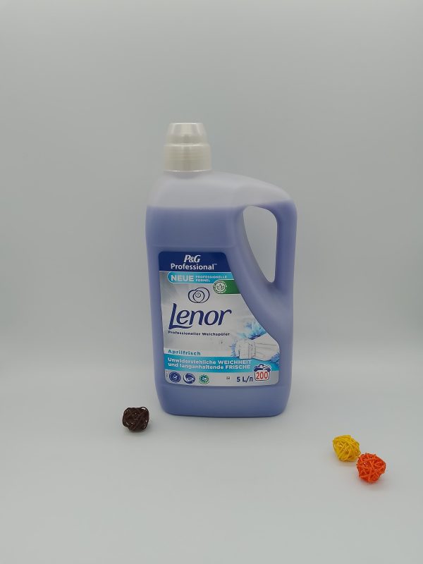 5000 мл Lenor Professional April Fresh Неотразимая МЯГКОСТЬ и длительная СВЕЖЕСТЬ 5л 200 стирок