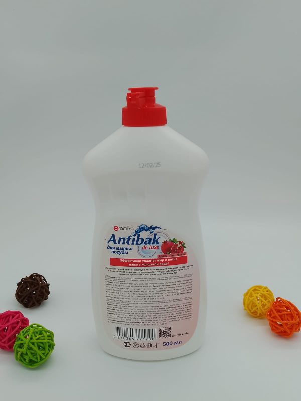 Antibak de luxe для мытья посуды Гранатовый фреш 500г — изображение 2