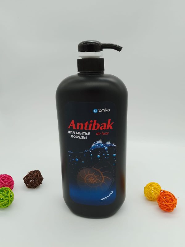 aromika de luxe Antibak для мытья посуды морской 1100мл