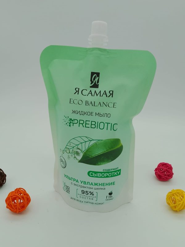 Я Самая Eco balance Жидкое Мыло Prebiotic с экстрактом шелка 500мл