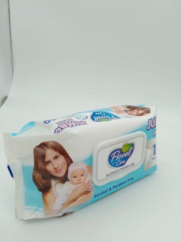 Flovell Care Гигиенические влажные салфетки Не содержит спирта Мягкие Плотные 120шт — изображение 2
