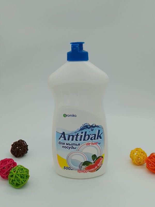 Antibak de luxe для мытья посуды Цитрусовый фреш 500г