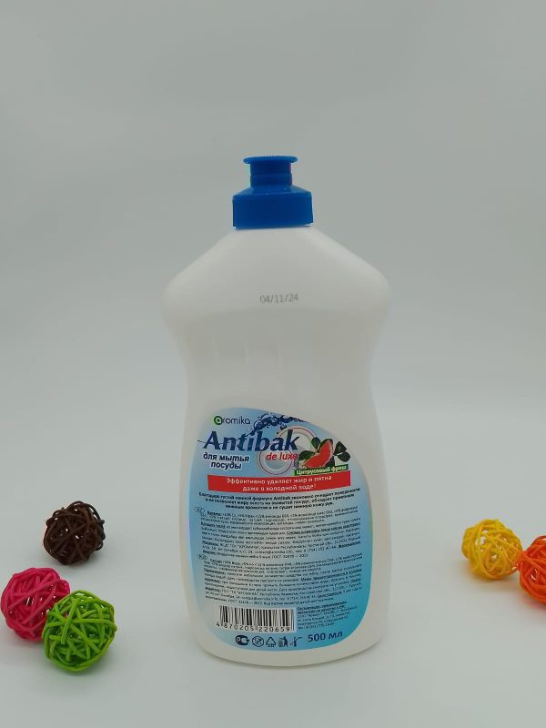 Antibak de luxe для мытья посуды Цитрусовый фреш 500г — изображение 2