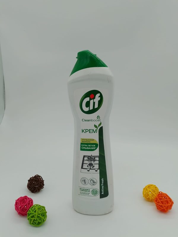 Cif Cleanboost КРЕМ УЛУЧШЕННАЯ ФОРМУЛА EXTRA ЛЕГКОЕ СМЫВАНИЕ Active Fresh 500мл