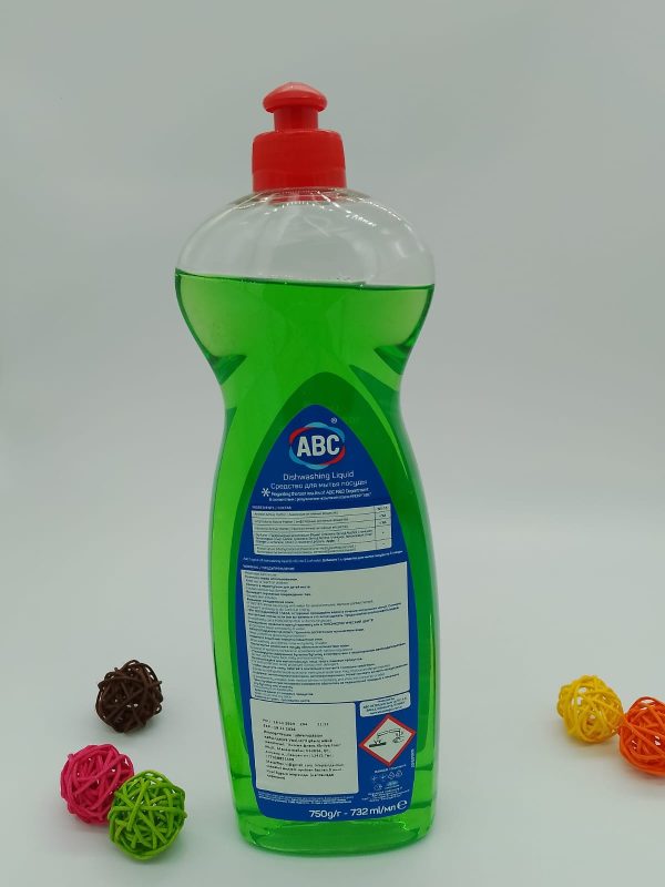 ABC DISHWASHING LIQUID Средство для мытья посуды Яблоко 750г — изображение 2