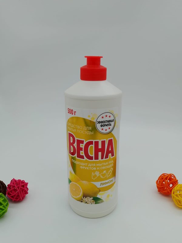 Весна СРЕДСТВО ДЛЯ МыТЬЯ ПОСУДЫ Лимон 500г