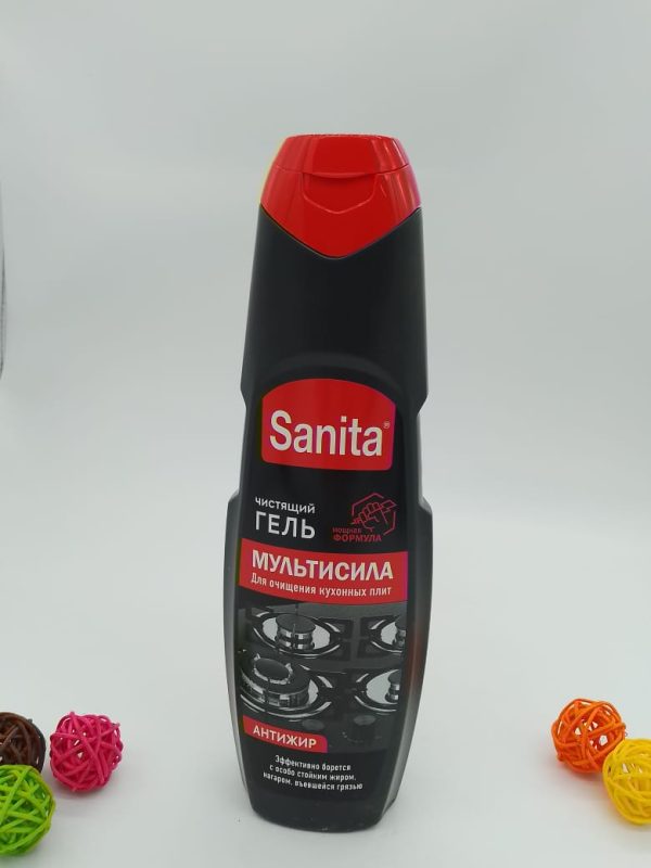 Средство для чистки кухонных плит «Sanita» гель Антижир 500г
