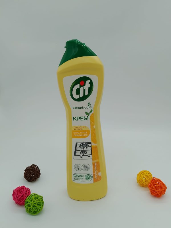 Cif Cleanboost КРЕМ УЛУЧШЕННАЯ ФОРМУЛА EXTRA ЛЕГКОЕ СМЫВАНИЕ 500мл