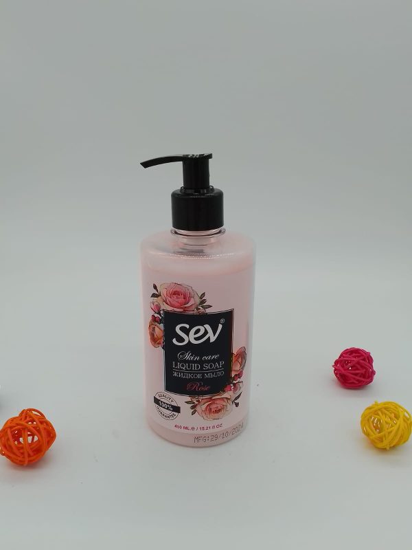 SEV Жидкое Мыло Роза 450мл