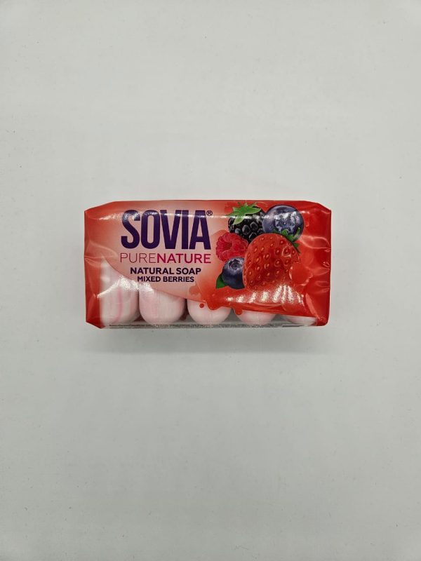 SOVIA PURENATURE NATURAL SOAP MIXED BERRIES Туалетное Мыло 275гр