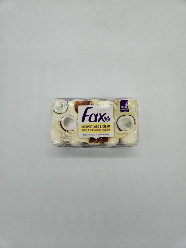 Fax КРЕМ & КОКОСОВОЕ МОЛОКО Туалетное мыло 5×70гр.=350гр