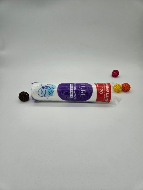 LURE SKIN-CARE ВАТНЫЕ ДИСКИ ЭКОНОМИЧная упаковка 120шт
