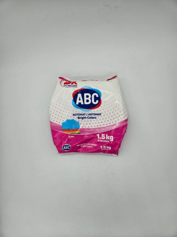 Порошок для стирки ABC 2X сила защиты цвета 15 стирок 1.5 kg