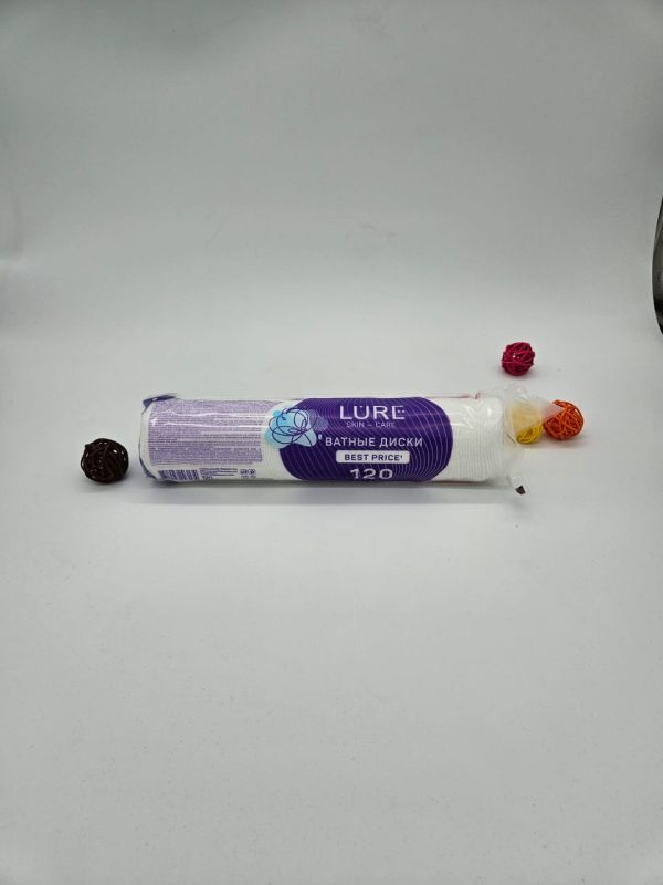 LURE SKIN-CARE ВАТНЫЕ ДИСКИ ЭКОНОМИЧная упаковка 120шт — изображение 2