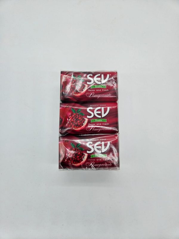 SEV BEAUTY SOAP Фрукты Расслабление и свежесть Гранат 1шт-150гр
