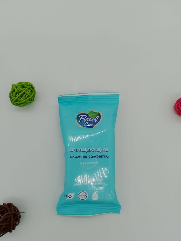 Влажные салфетки Flovell Care Очищающие 15шт