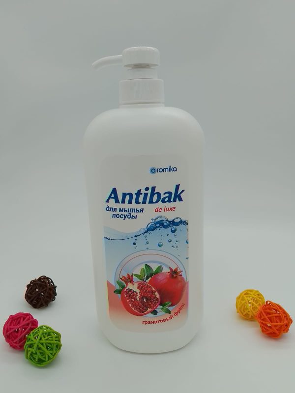 Antibak de luxe для мытья посуды Гранатовый фреш 1100г