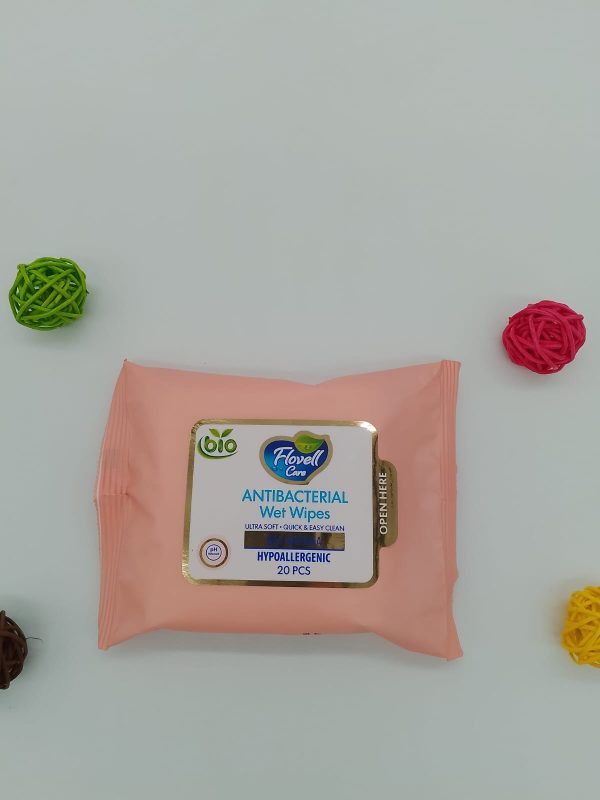 Влажные салфетки Flovell Care ГИПОАЛЛЕРГЕННЫЙ 20 ШТ