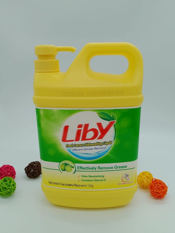 Средство для мытья посуды «Liby» Лимон 1500мл