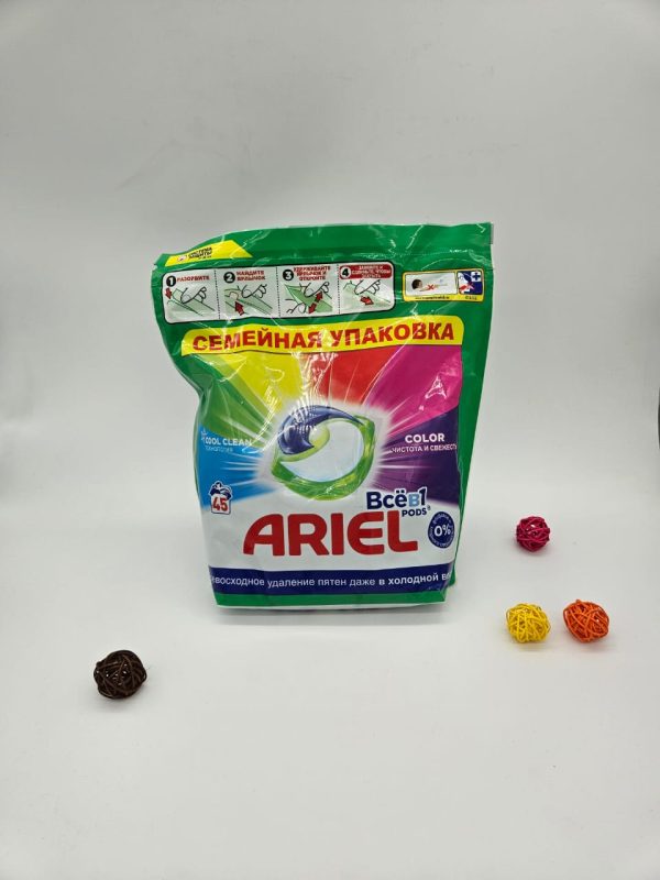 ARIEL COOL CLEAN ЧИСТОТА И СВЕЖЕСТЬ 45 СТИРОК Всё в 1
