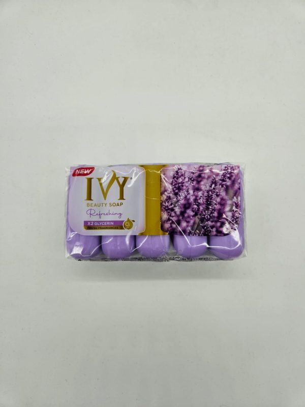 IVY НОВИНКА КОСМЕТИЧЕСКОЕ МЫЛО ОСВЕЖАЮЩЕЕ Х2 ГЛИЦЕРИНА 5×70гр=350гр — изображение 2