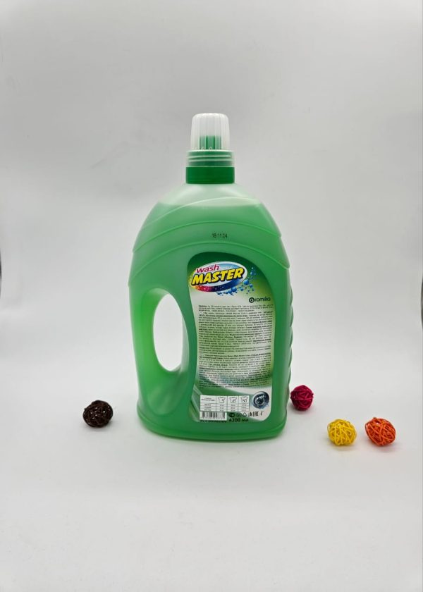 Аromika wash MASTER COLOR WASCHMITTEL GEL 122стирки 30° 40° 60 4300мл — изображение 2