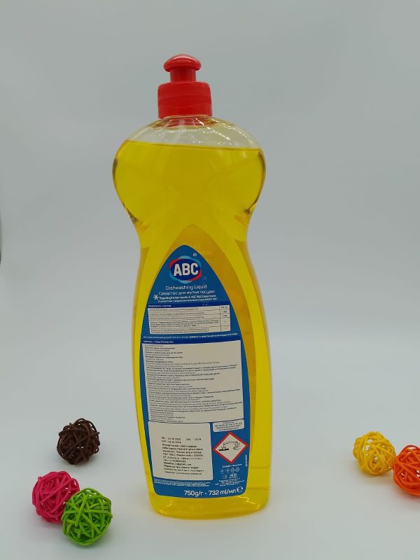 ABC DISHWASHING LIQUID Средство для мытья посуды Лимон 750г — изображение 2