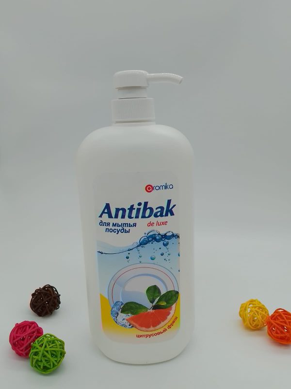 Antibak de luxe для мытья посуды Цитрусовый фреш 1100г