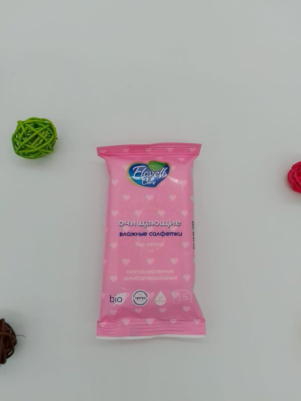 Влажные салфетки Flovell Care Очищающие 15шт