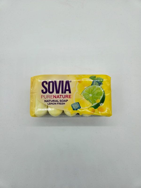 SOVIA PURENATURE NATURAL SOAP LEMON FRESH Туалетное Мыло 275гр