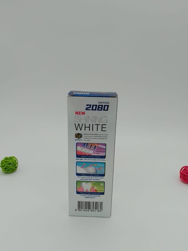 ЗУБНАЯ ПАСТA DENTAL CUINIC 2080 SHINING WHITE "СИЯЮЩАЯ БЕЛИЗНА" 100гр — изображение 2